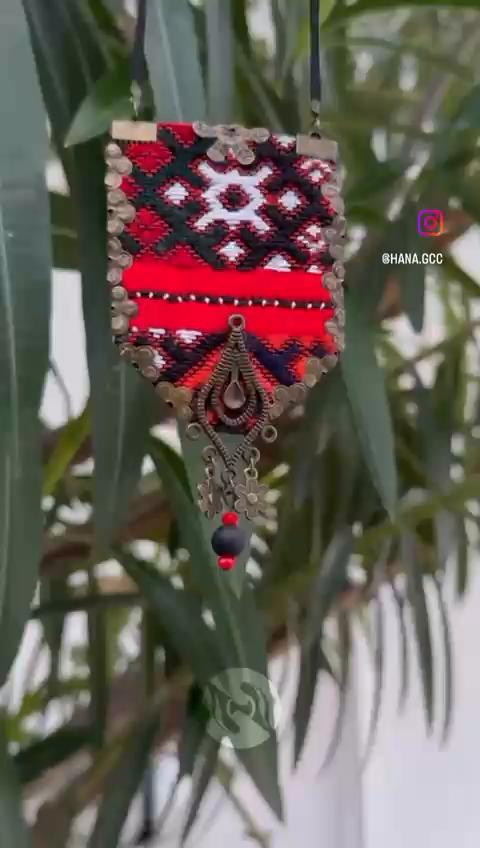 💎 Balochi Heritage Choker & Pendant – Hand-Embroidered Tribal Jewelry | Hana GCC